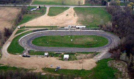 Mottville Speedway - Aerial Shot
